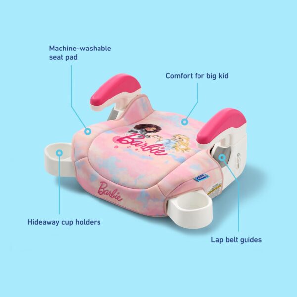Graco TurboBooster 2.0 Backless Booster Car Seat, Barbie Paint, MFG 2/25 - Image 3