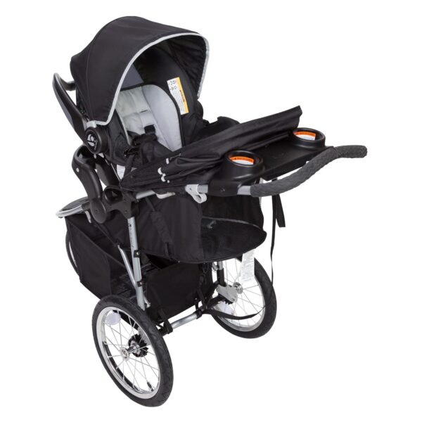 Baby Trend Travel System, Stroller and Car Seat Combo, Pathway 35 Jogger, Grey - Image 4