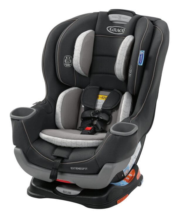 Graco Extend2Fit Convertible Baby Car Seat, Rear Forward Facing Redmond MFG 3/25