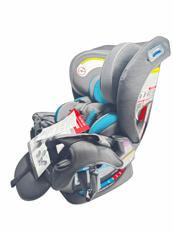 All4Stages Slim+ 4-in-1 Convertible Car Seat (Baker Gray) MFG 12/2024
