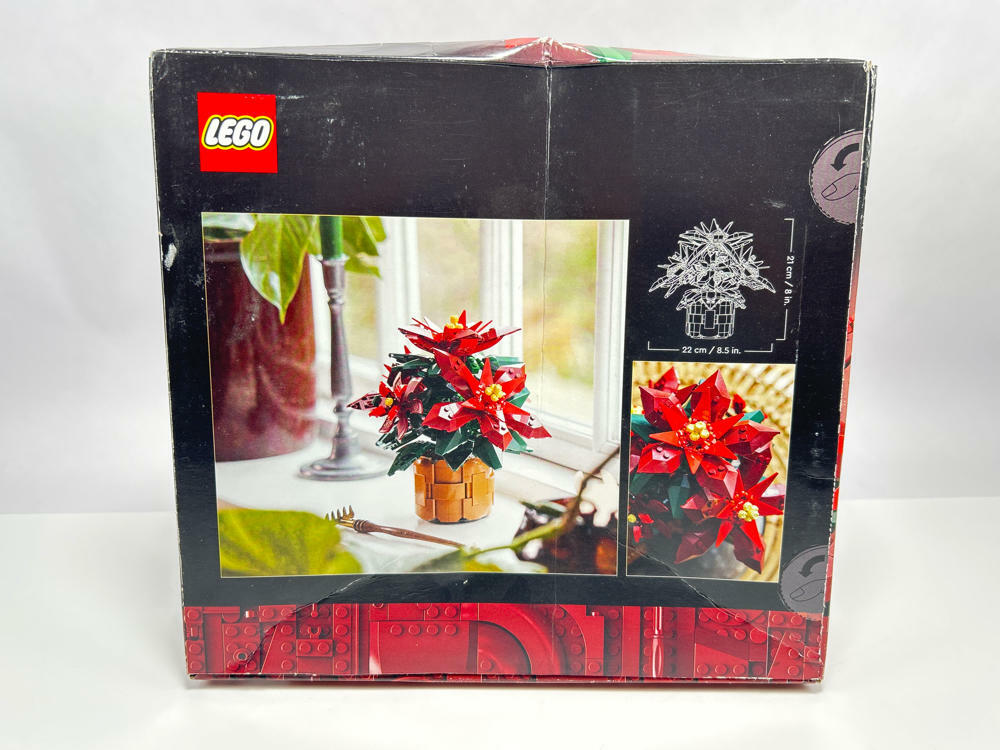 LEGO Icons Poinsettia Building Sets- 10370 See Photos - Image 3
