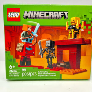 LEGO Minecraft The Nether Lava Battle Toy and Playset - 21266, See Photos