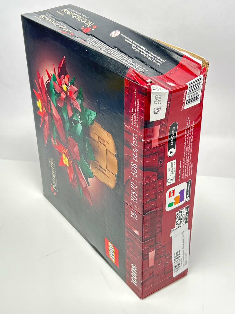 LEGO Icons Poinsettia Building Sets for Adults -Flowers- 10370, See Photos - Image 2