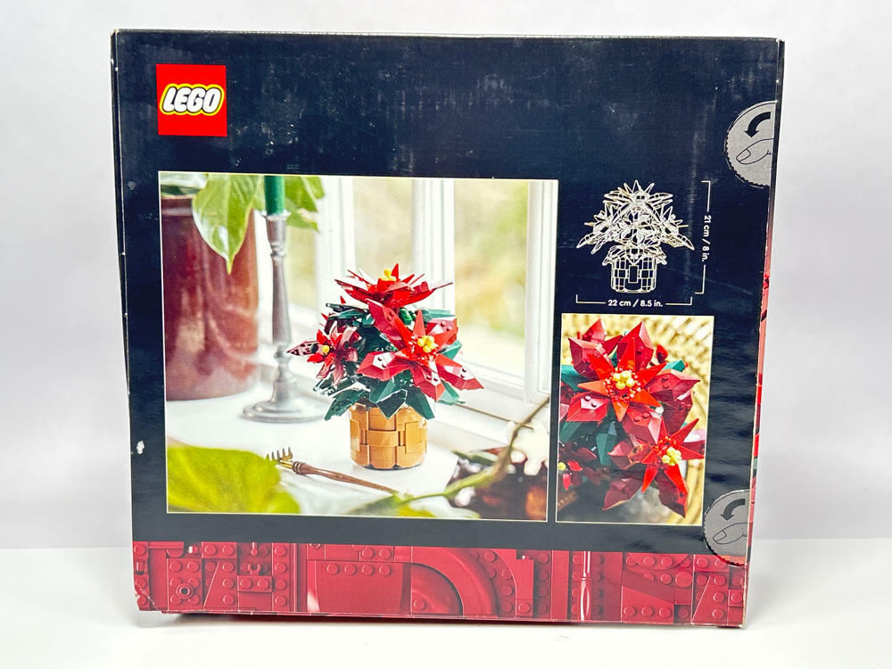 LEGO Icons Poinsettia Building Sets for Adults -Flowers- 10370, See Photos - Image 3