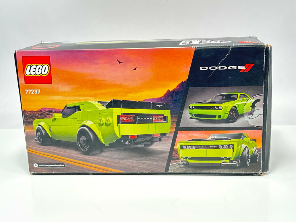 LEGO Speed Champions Dodge Challenger SRT Hellcat Sports Car, 77237, See Photos - Image 4