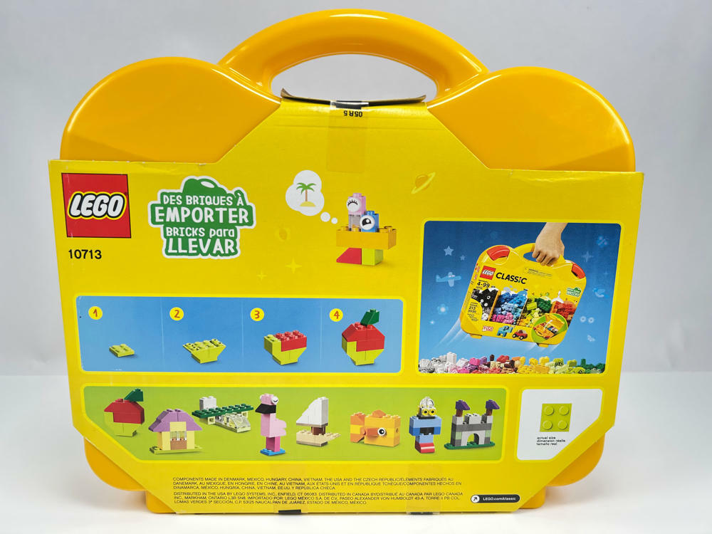 LEGO Classic Creative Suitcase 10713 - Includes Sorting Storage Organizer Case - Image 3